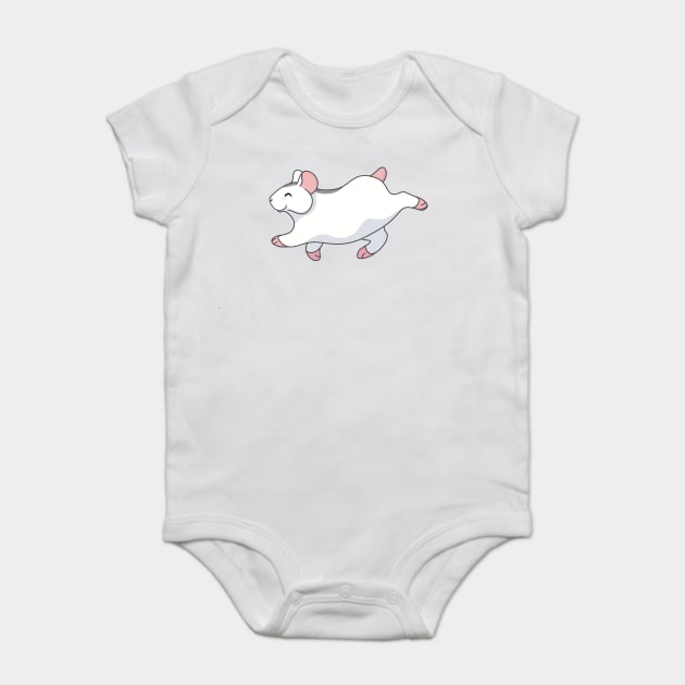 Prancing Hamster Baby Bodysuit by DeguArts